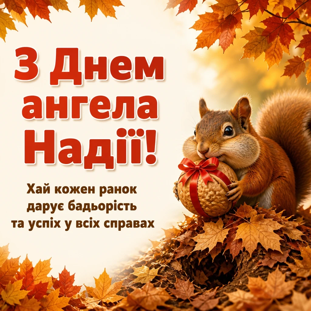 з днем ангела надії