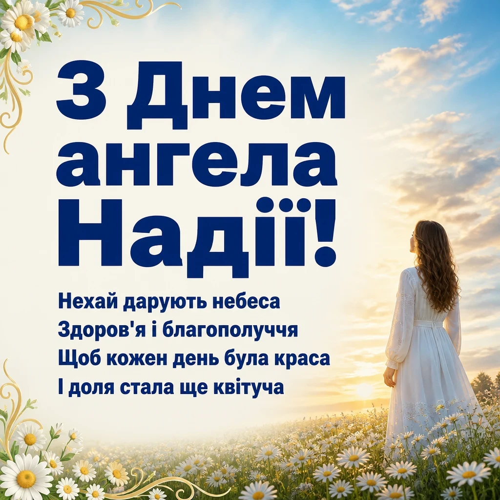 з днем ангела надії