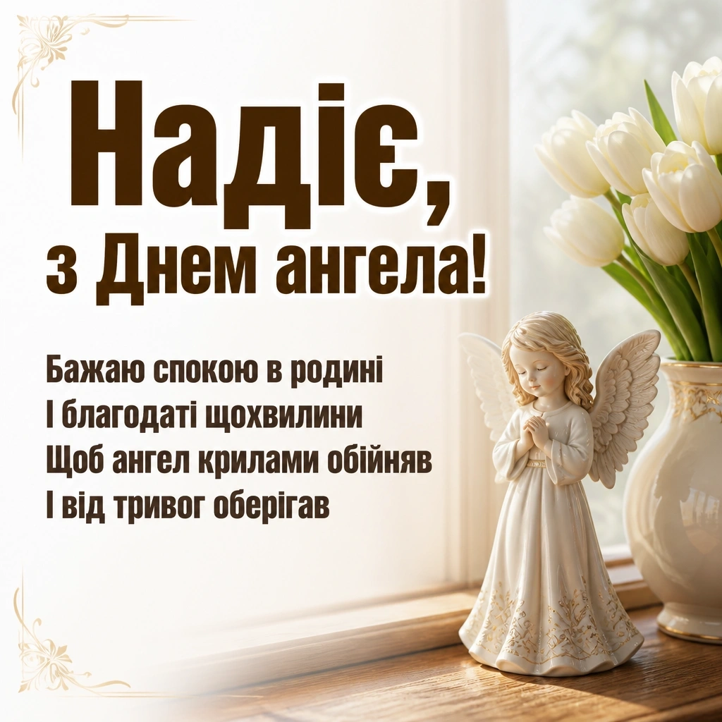 з днем ангела надії
