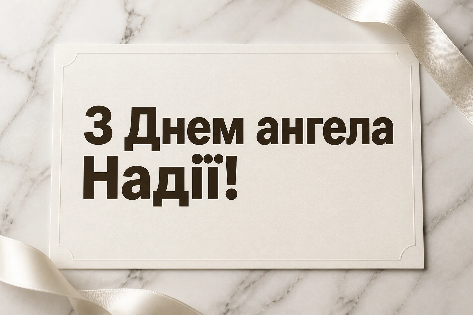 з днем ангела надії