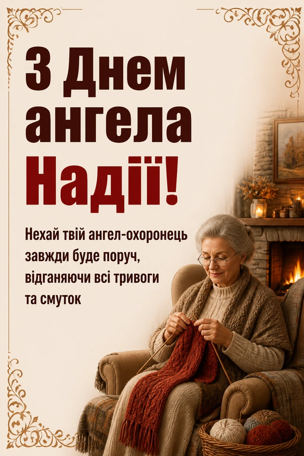 з днем ангела надії