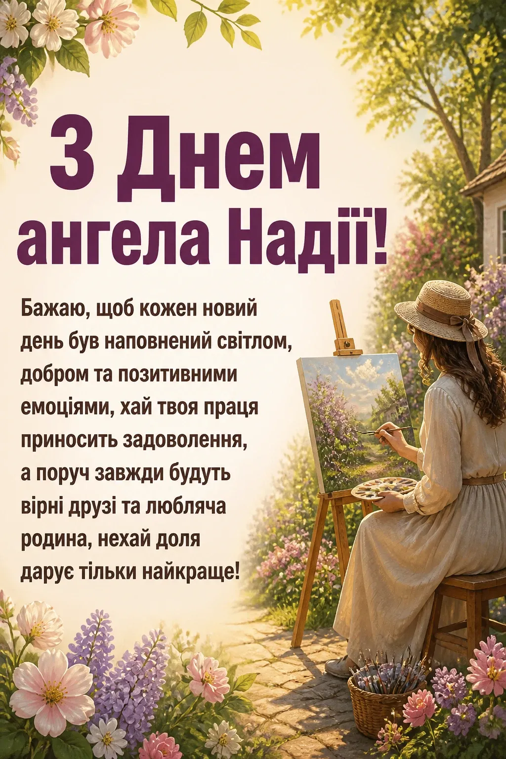 з днем ангела надії